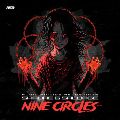 Nine Circles E.P album by Shadre & Salvage - Drum and Bass Cover Art