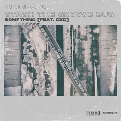 Something album by AIRGLO - Drum and Bass Cover Art