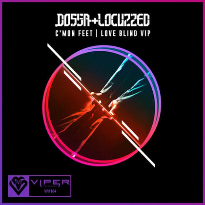 C'mon Feet / Love Blind VIP album by Dossa & Locuzzed - Drum and Bass Cover Art