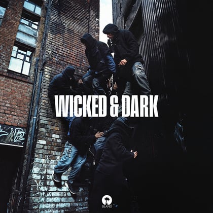 Wicked & Dark album by Bou, Kanine & IRAH - Drum and Bass Cover Art