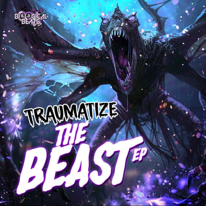 The Beast EP album by Traumatize - Drum and Bass Cover Art