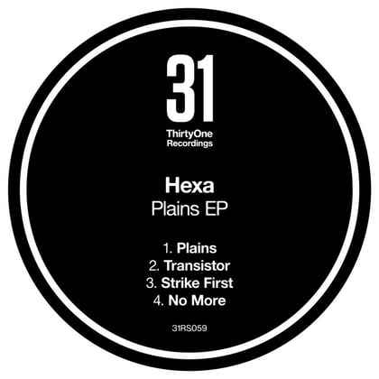 Plains EP album by Hexa - Drum and Bass Cover Art