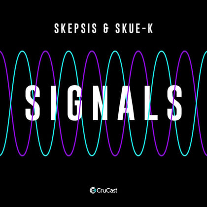 Signals album by Skepsis - Drum and Bass Cover Art