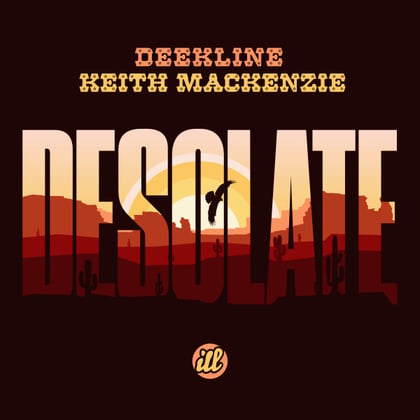 Desolate album by Ed Solo, Deekline & Keith Mackenzie - Drum and Bass Cover Art