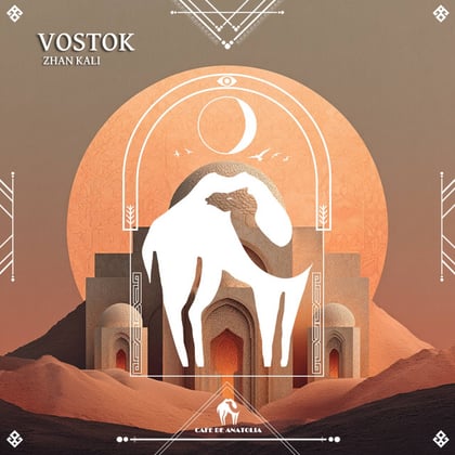 VosTok album by Tengu, ZHan Kali & Cafe De Anatolia - Drum and Bass Cover Art