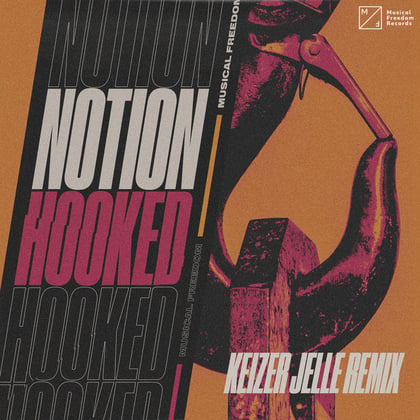 Hooked (Keizer Jelle Extended Remix) album by Notion - Drum and Bass Cover Art