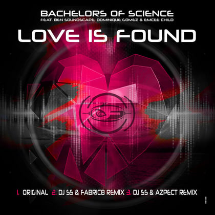 Love Is Found album by Bachelors of Science - Drum and Bass Cover Art