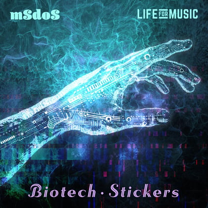 Biotech / Stickers album by MSDOS - Drum and Bass Cover Art