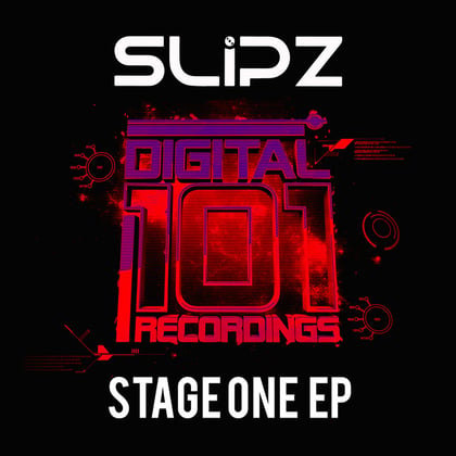 Stage One album by Slipz & Madman & Poets - Drum and Bass Cover Art