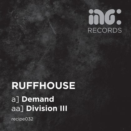 Demand album by Ruffhouse - Drum and Bass Cover Art