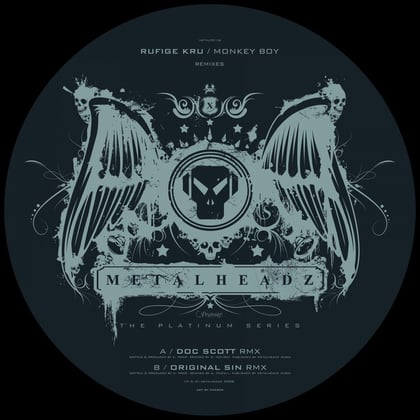 Platinum Series Sampler album by Rufige Kru - Drum and Bass Cover Art