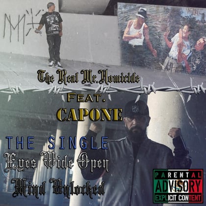 Eyes Wide Open Mind Unlocked album by Capone - Drum and Bass Cover Art
