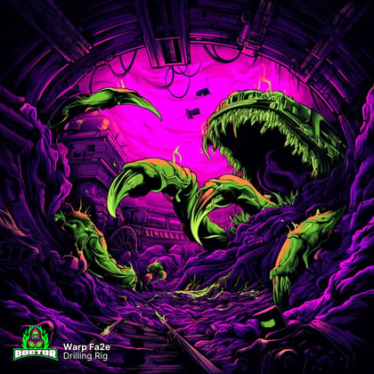 Drilling Rig album by Warp Fa2e - Drum and Bass Cover Art