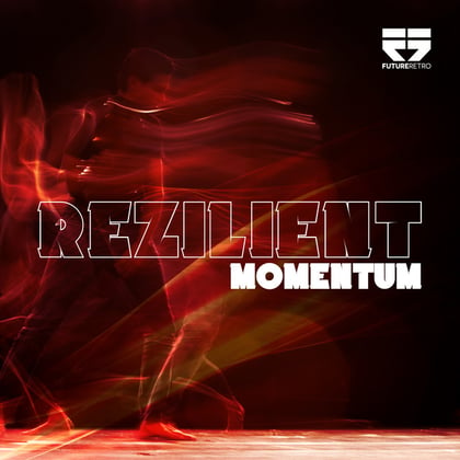 Momentum EP album by Rezilient - Drum and Bass Cover Art