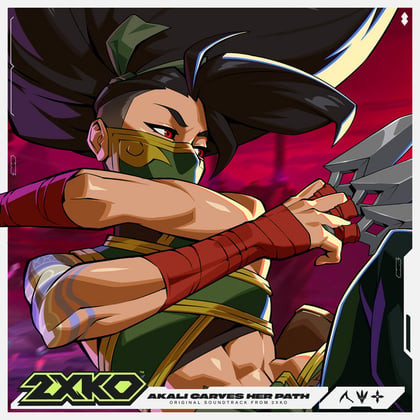 Akali Carves Her Path (Original Soundtrack from 2XKO) album by Joe Ford, 2XKO & Jesse Zuretti - Drum and Bass Cover Art