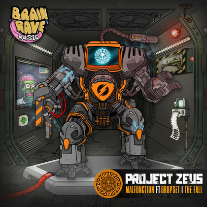 Malfunction / The Fall album by Project Zeus - Drum and Bass Cover Art