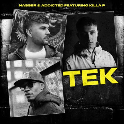 TEK album by Nasser UK - Drum and Bass Cover Art