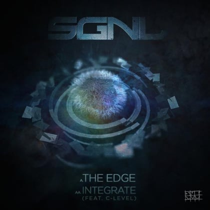 The Edge album by SGNL - Drum and Bass Cover Art