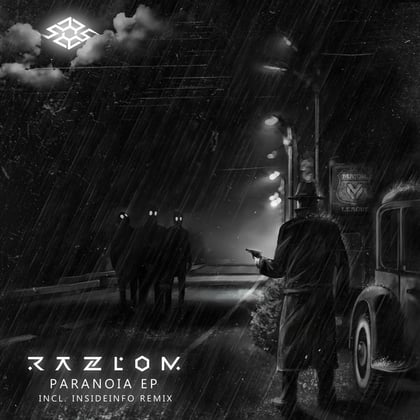 Paranoia EP album by InsideInfo & Schoco - Drum and Bass Cover Art