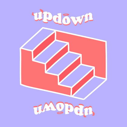 updown album by piri - Drum and Bass Cover Art