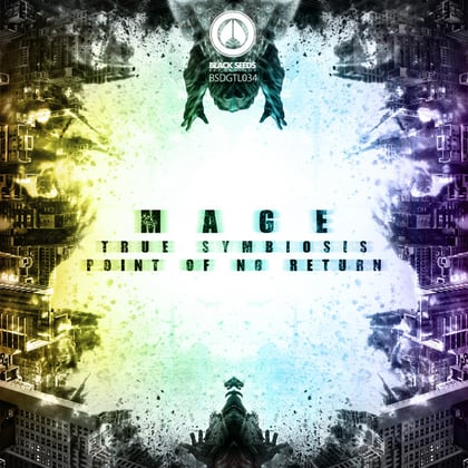 True Symbiosis / Point Of No Return album by Mage - Drum and Bass Cover Art