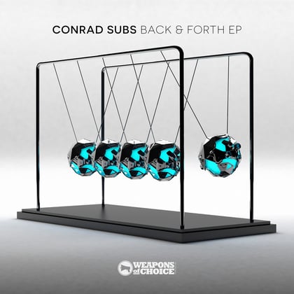 Back & Forth album by Conrad Subs - Drum and Bass Cover Art
