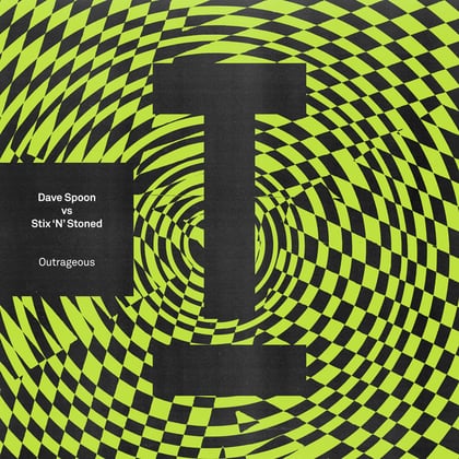 Outrageous album by Dave Spoon - Drum and Bass Cover Art