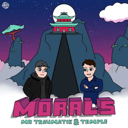 Morals album by Mr Traumatik & Temple - Drum and Bass Cover Art