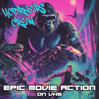 Epic Movie Action On VHS album by 4Corners Crew - Drum and Bass Cover Art