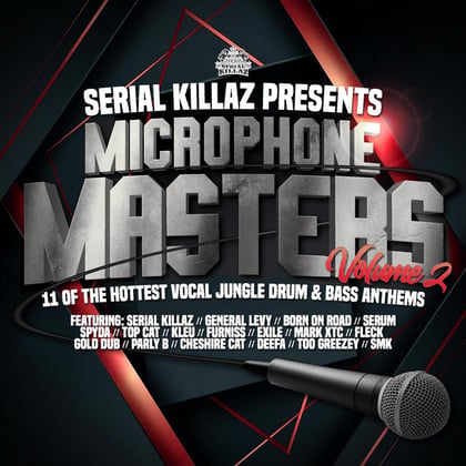 Serial Killaz Presents Microphone Masters Volume 2 album by Serial Killaz - Drum and Bass Cover Art