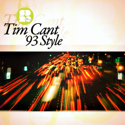 93' Style EP album by Tim Cant - Drum and Bass Cover Art