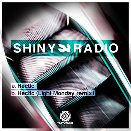 Hectic album by Shiny Radio - Drum and Bass Cover Art