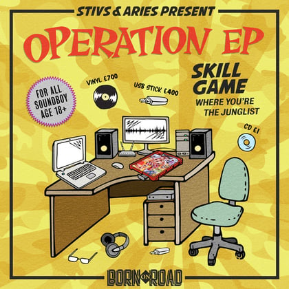 Operation album by Aries - Drum and Bass Cover Art
