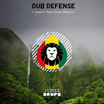 Jungle Drops 4 album by Dub Defense - Drum and Bass Cover Art