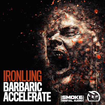 Barbaric / Accelerate album by Ironlung - Drum and Bass Cover Art
