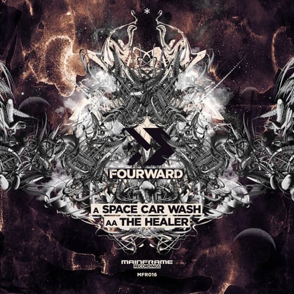 Space Car Wash / The Healer album by Fourward - Drum and Bass Cover Art