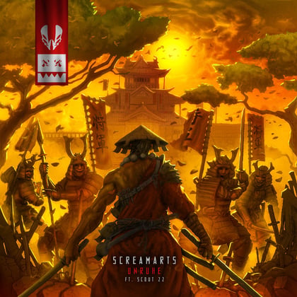 UNRUHE album by Screamarts & Scout 22 - Drum and Bass Cover Art