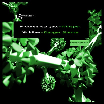 Whisper/Danger Silence album by NickBee - Drum and Bass Cover Art