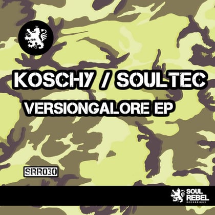Versiongalore EP album by Soultec - Drum and Bass Cover Art
