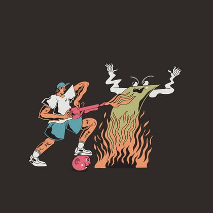 Burn It All album by DLR - Drum and Bass Cover Art
