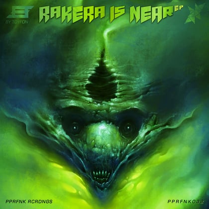 Rakera Is Near album by Toyfon - Drum and Bass Cover Art