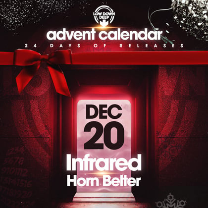 Horn Belter album by INFRARED - Drum and Bass Cover Art