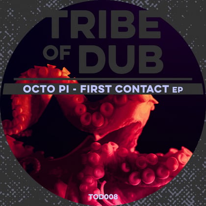 First Contact EP album by Octo Pi - Drum and Bass Cover Art