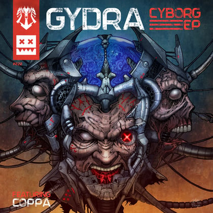 Cyborg EP album by Gydra - Drum and Bass Cover Art