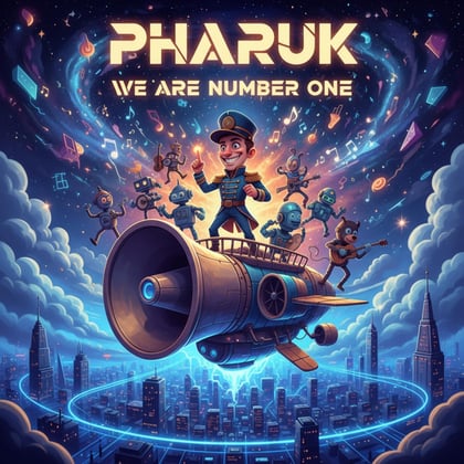 We Are Number One album by Pharuk - Drum and Bass Cover Art