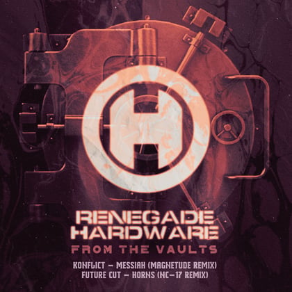 From the Vaults, Pt. 1 - Messiah (Magnetude Remix) / Horns (NC-17 Remix) album by Konflict & Future Cut - Drum and Bass Cover Art