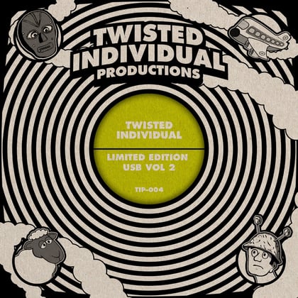 Limited Edition USB Volume 2 album by Twisted Individual - Drum and Bass Cover Art
