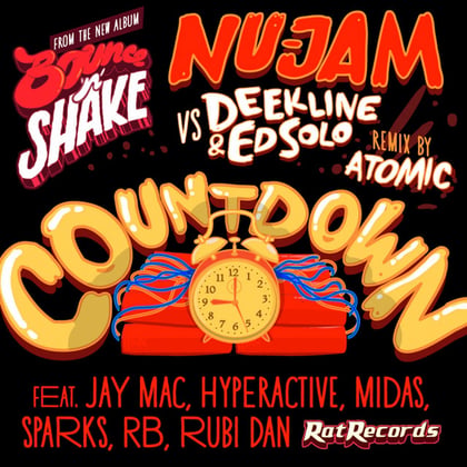 Countdown album by Ed Solo, Deekline & Nu Jam - Drum and Bass Cover Art