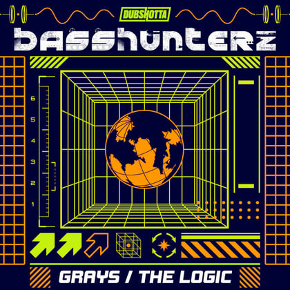 Grays / The Logic album by BASSHUNTERZ - Drum and Bass Cover Art