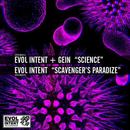 Science / Scavenger's Paradize album by Evol Intent & Gein - Drum and Bass Cover Art